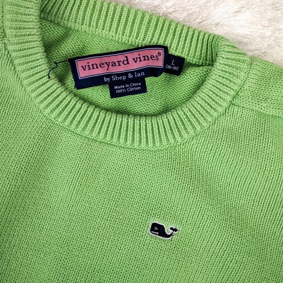 Kid's Vineyard Vines Crewneck Sweater - Picture 4 of 5